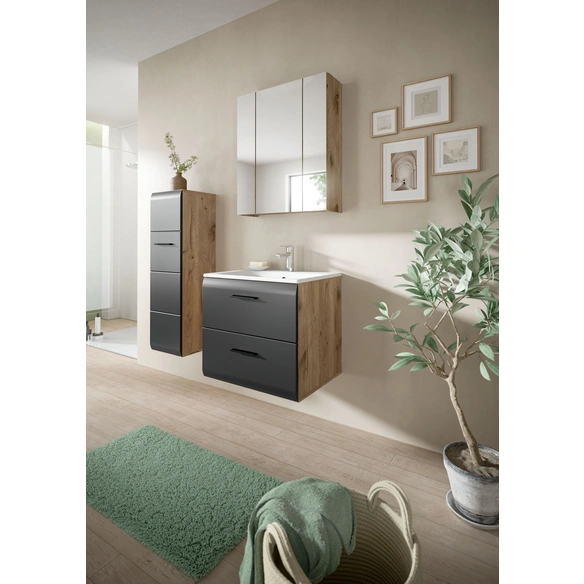 Badmöbel-Set, BxHxT: 60 x 185 x 46 cm, 3-teilig