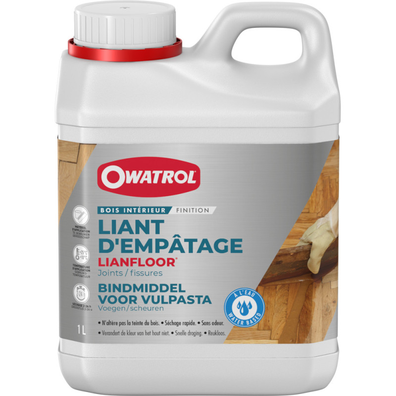 Liant d'empâtage Lianfloor incolore 1 L OWATROL