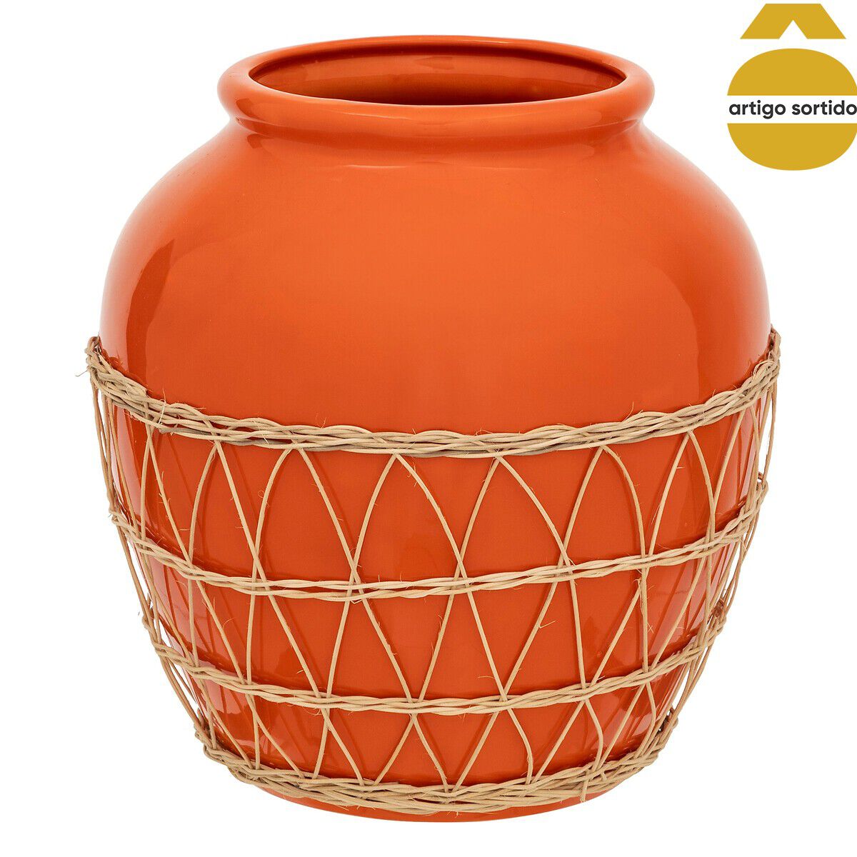 Vaso YUCATAN em cerâmica 33,5cm