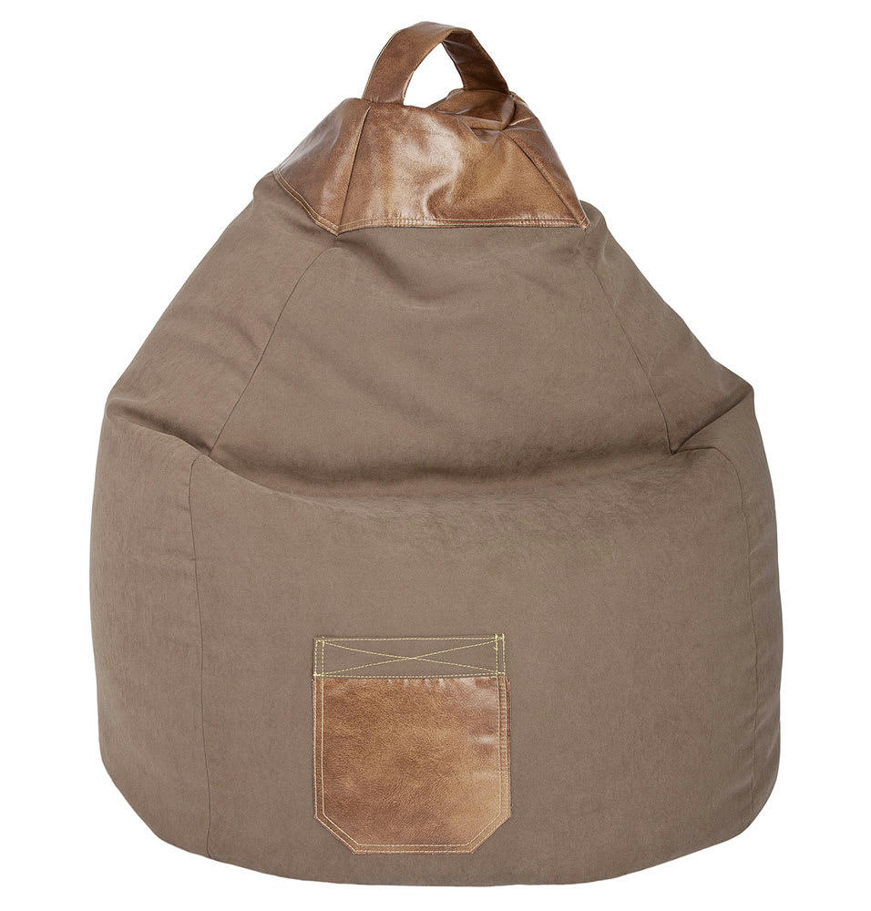 SITTING POINT - Pouf Jamie XL Chocolat