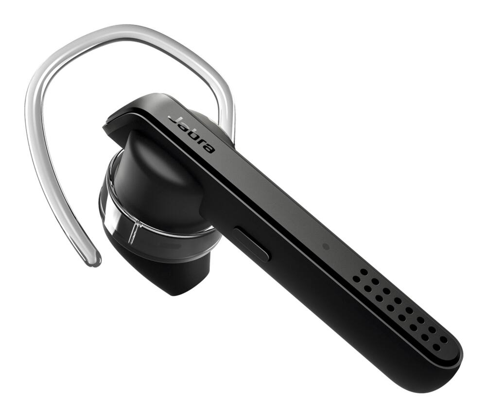Jabra Talk 45 Bluetooth Mono Headset for Hands-Free Calls with Dual Mic Noise Cancellation and Streaming Multimedia