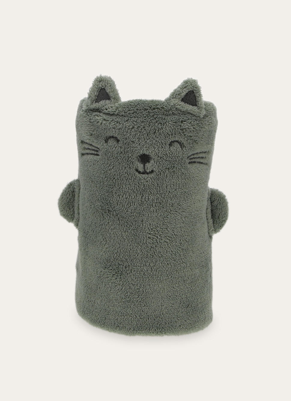 PLAID ENFANT CHAT VERT