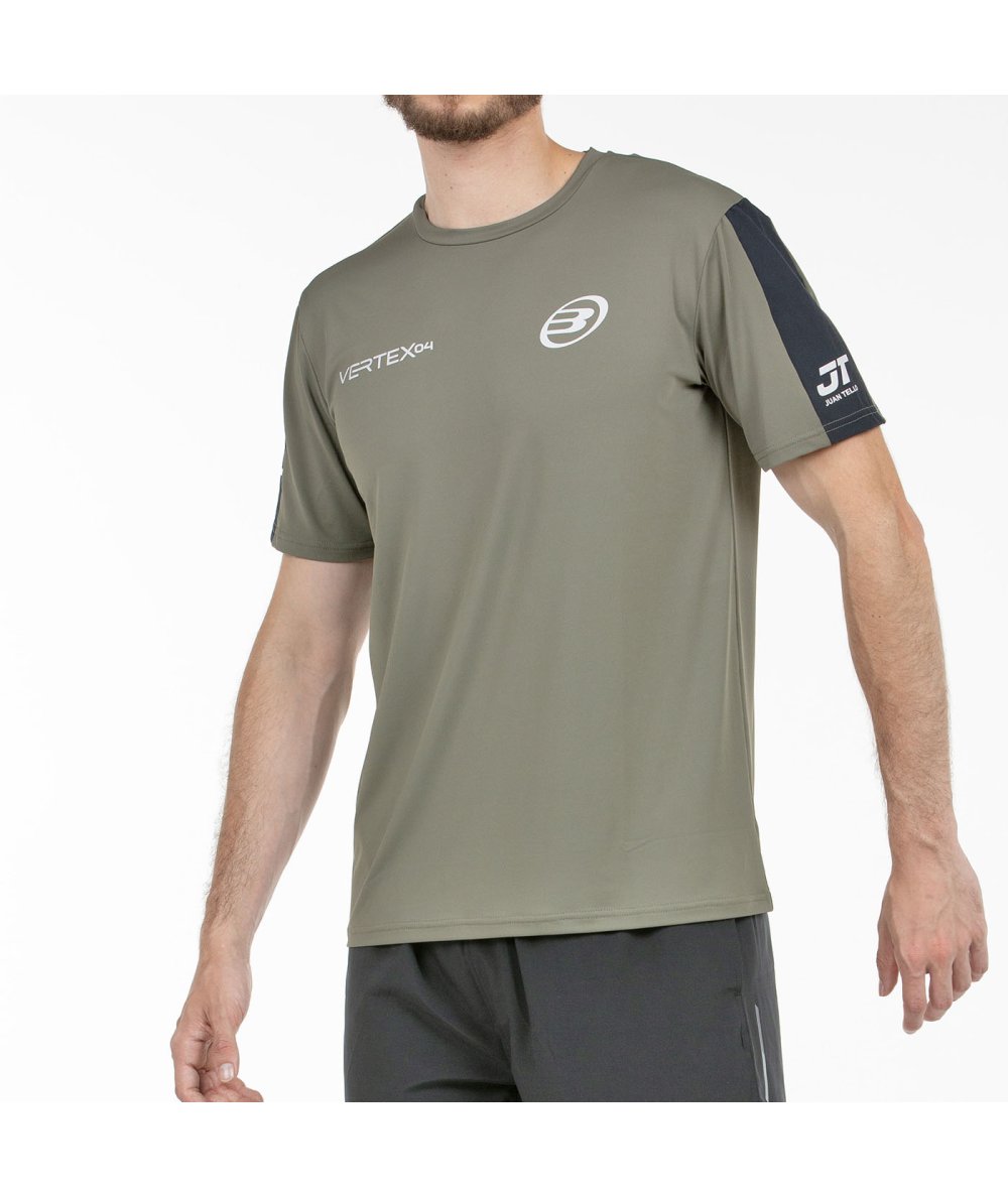 CAMISETA BULLPADEL TELLO 25V KAKI