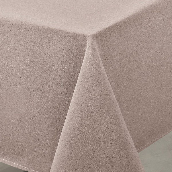 Nappe déperlante anti-taches- Effet lin (145x240 cm - Taupe)