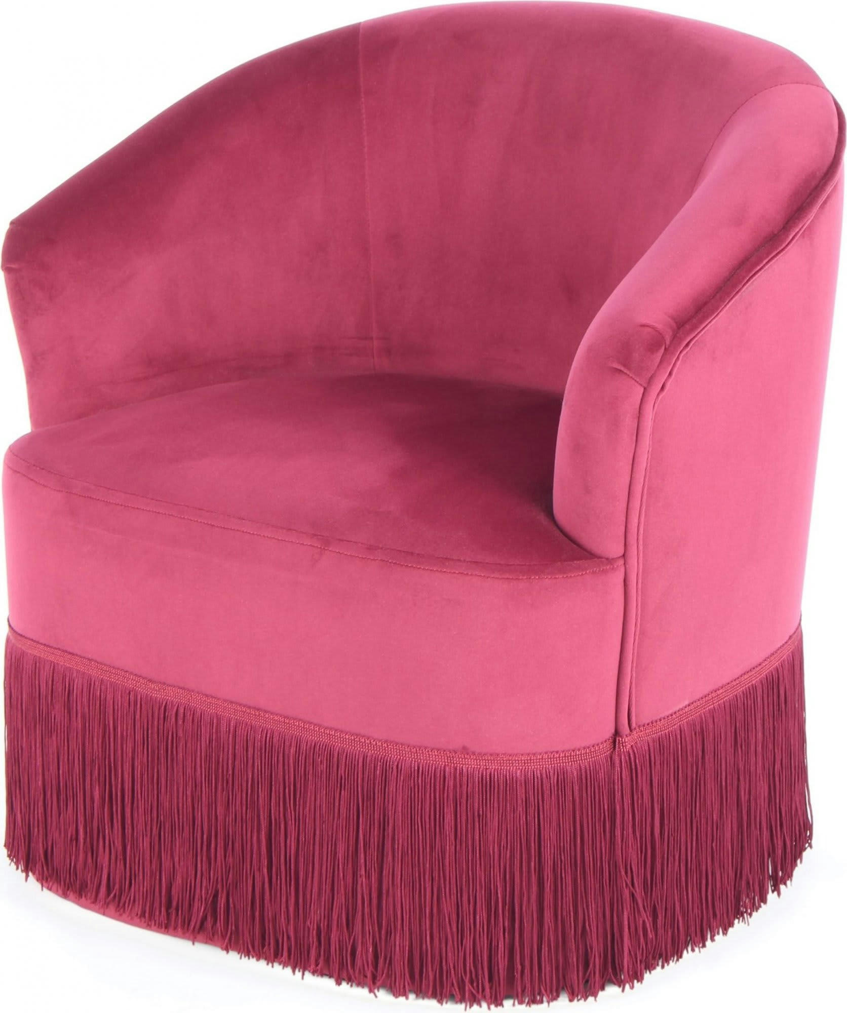 - Chaise enfant Velours Rouge H. assise 29 cm