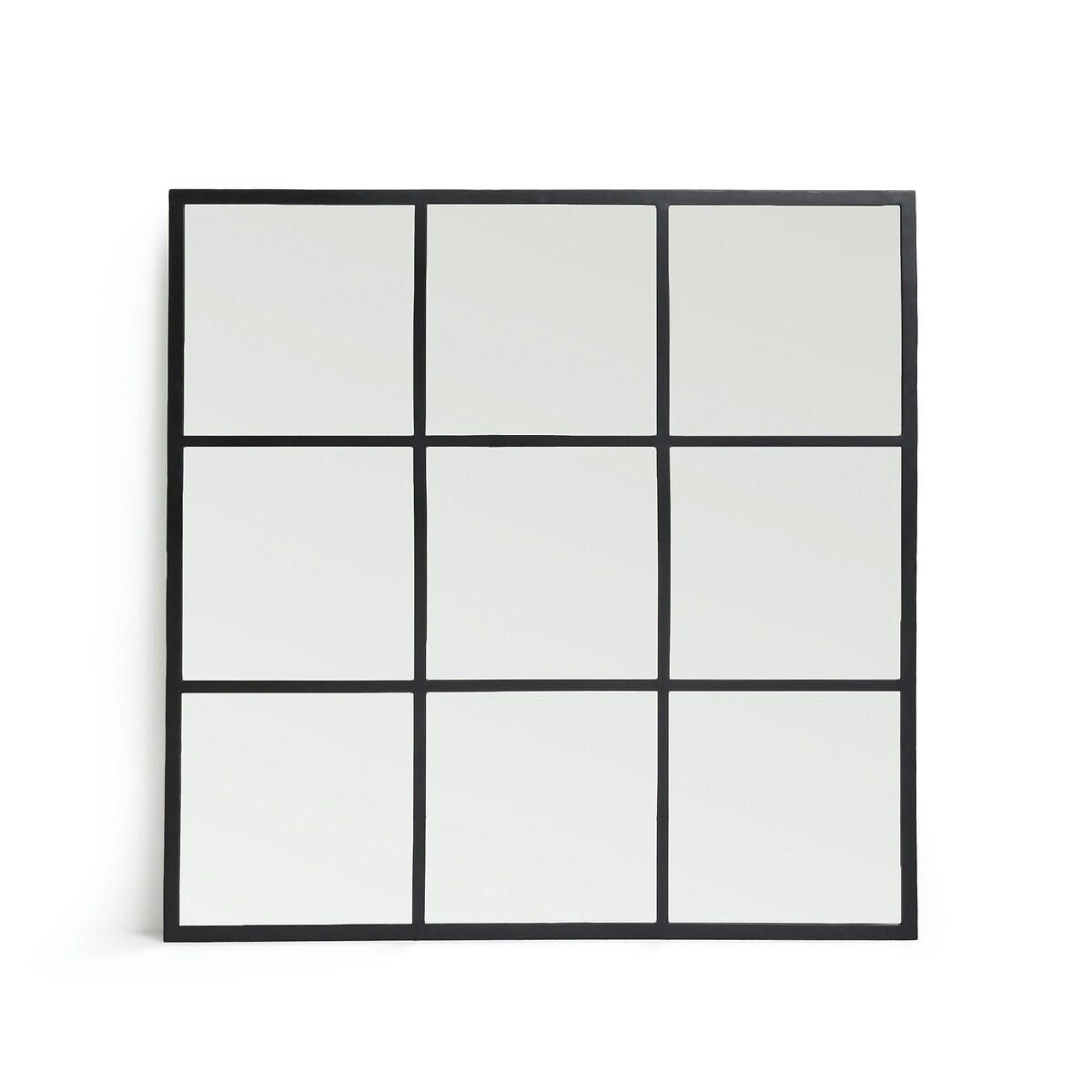 Miroir métal fer industriel, 120x120 cm, Lenaig