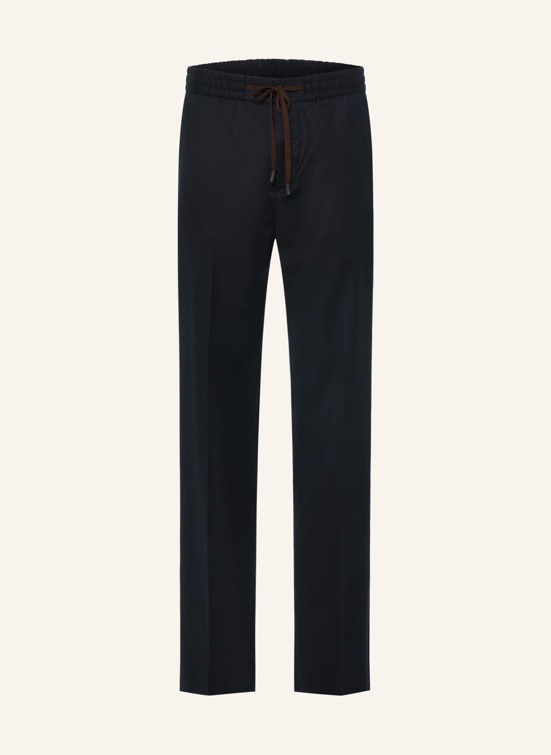 MAURIZIO  BALDASSARI Hose im Jogging-Stil Slim Fit mit Merinowolle