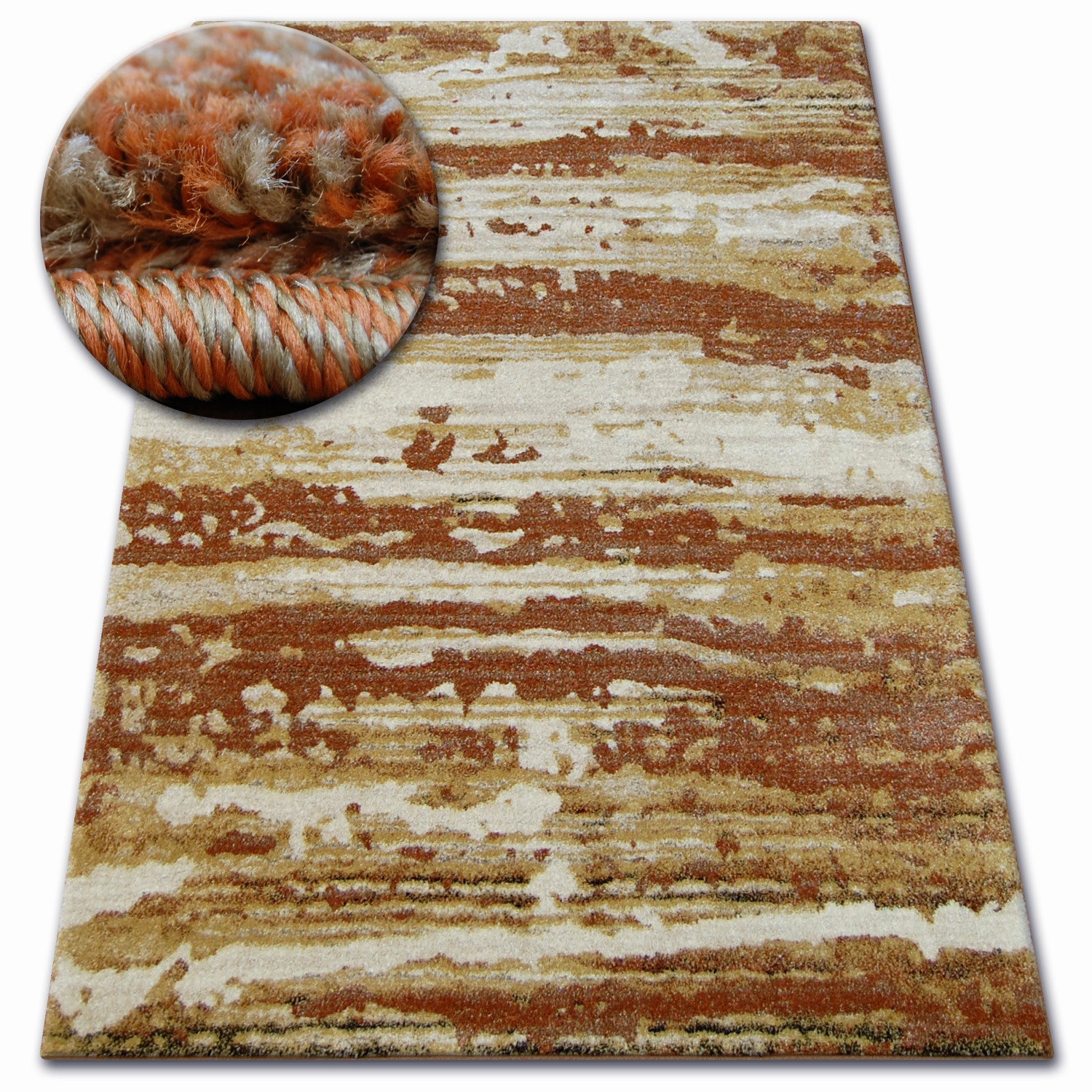 Dywan SHADOW 9368 gold / rust 140x190 cm
