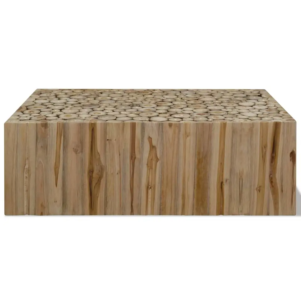 vidaXL - Salontafel - Bruin - Teakhout - 90 x 50 x 30 cm