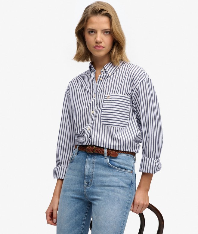 Poplin Relaxed Long Sleeve Shirt