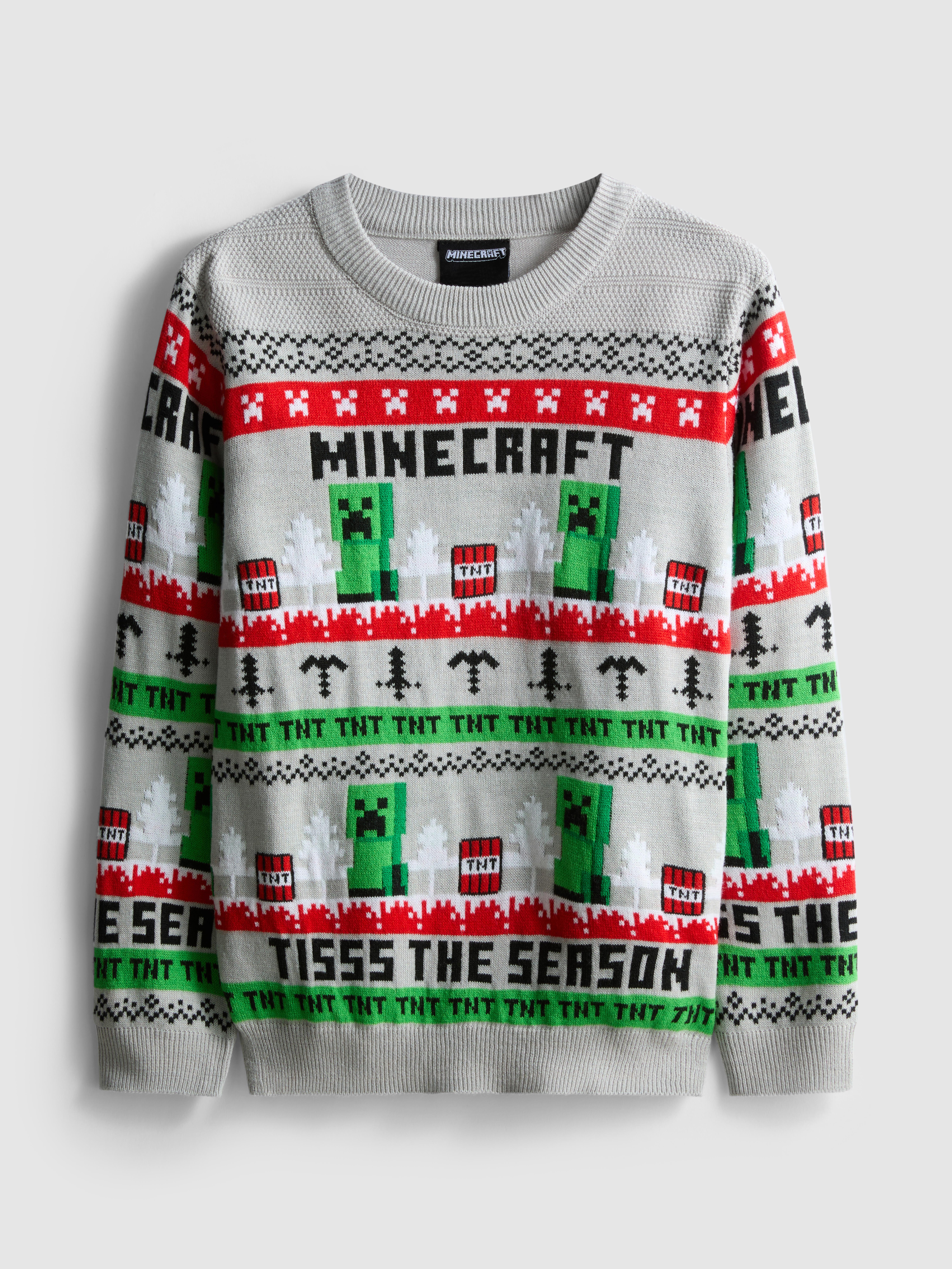 5-15yrs | Minecraft Christmas Sweater