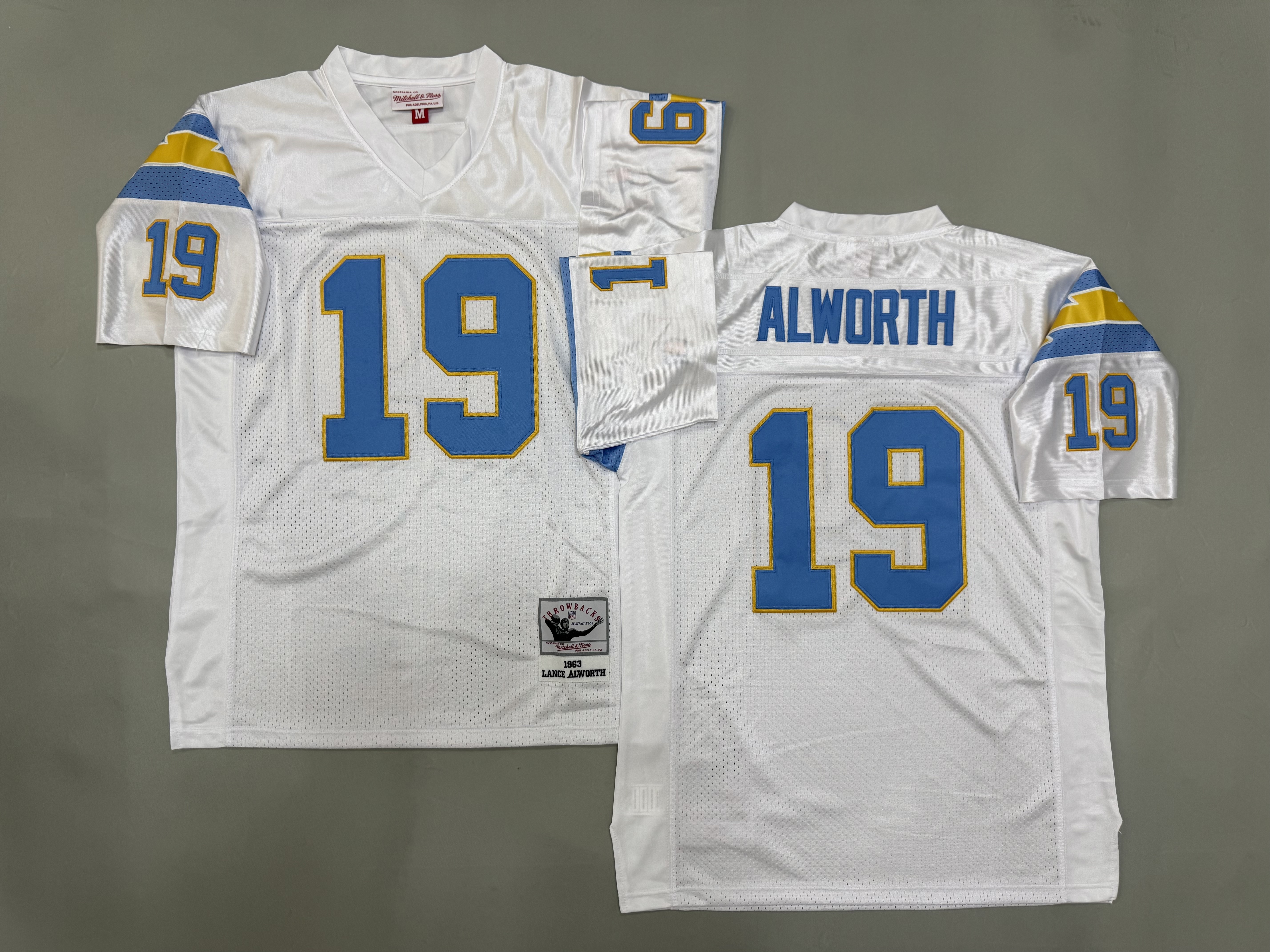 Lance Alworth San Diego Chargerss Authentic Throwback Retired Player Jersey