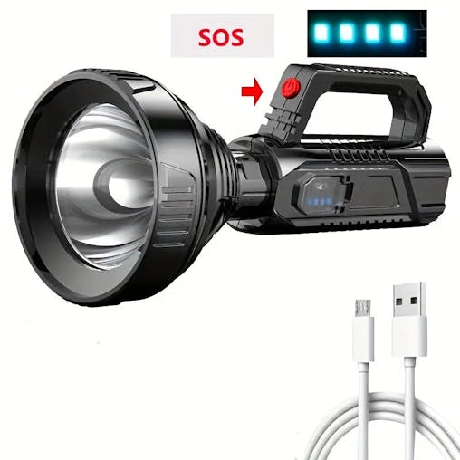 NNETM Lantern Flashlight USB Rechargeable with 3-Mode LED