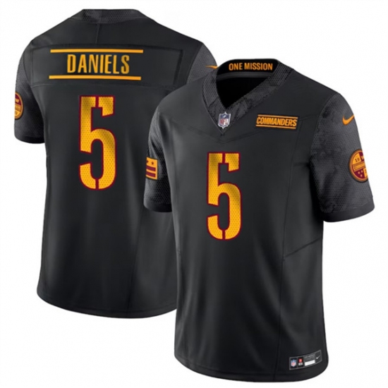 Jayden Daniels Washington Commanders Nike Vapor F.U.S.E Limited Jersey - Black