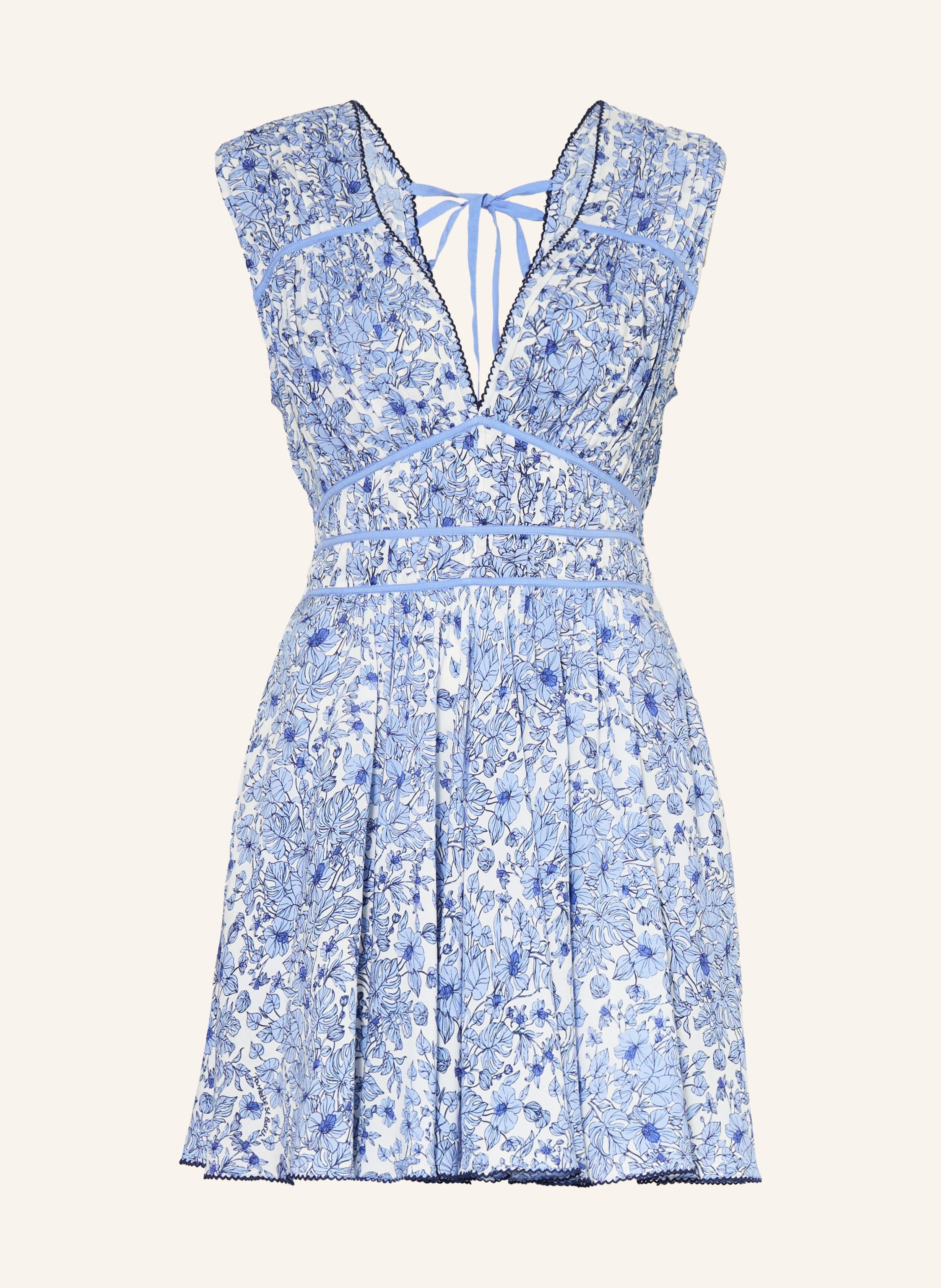 Poupette St Barth Strandkleid CIAO mit Plissees