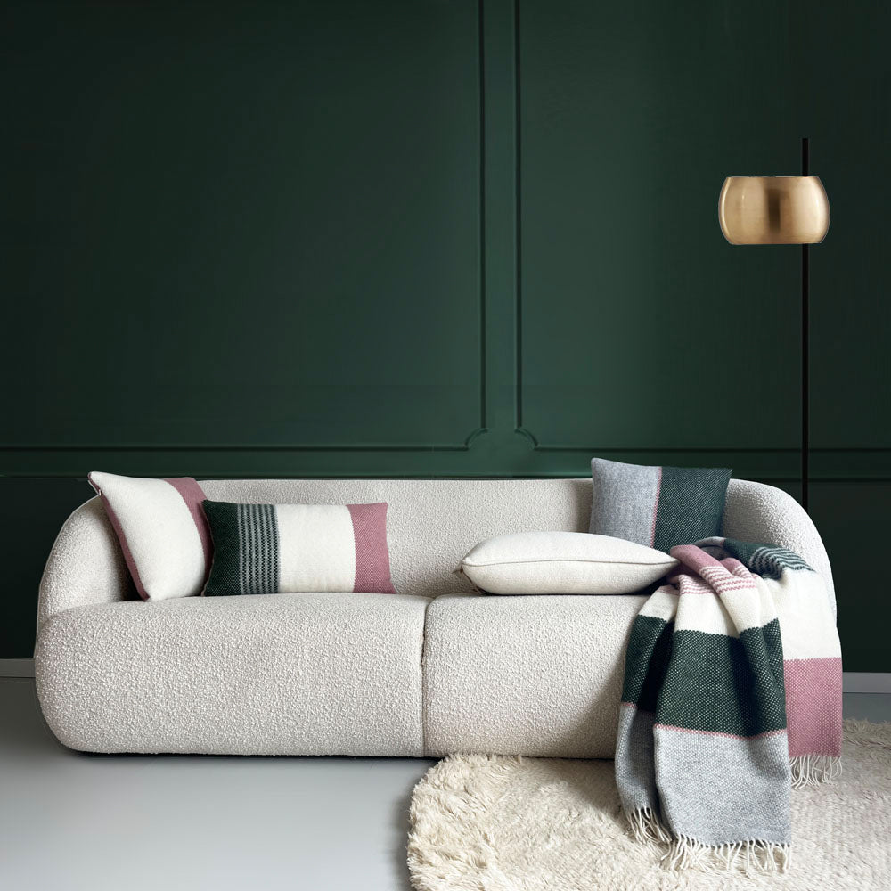 Malagoon Festivity Wool Plaid - Dawn Pink