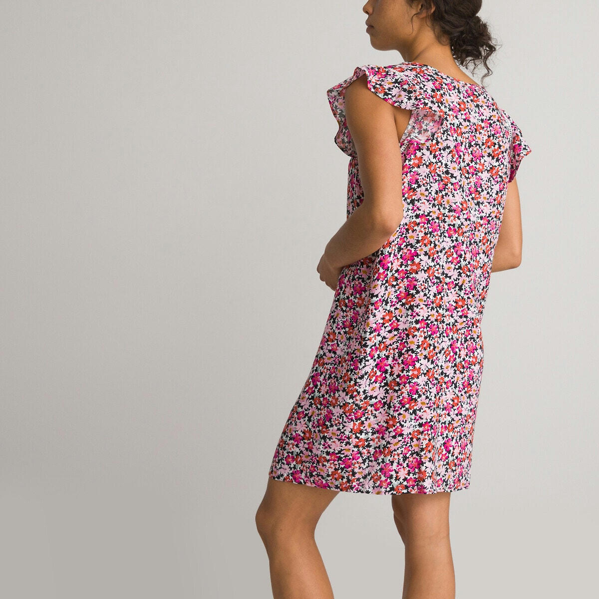Chemise de nuit, en viscose, imprimé floral