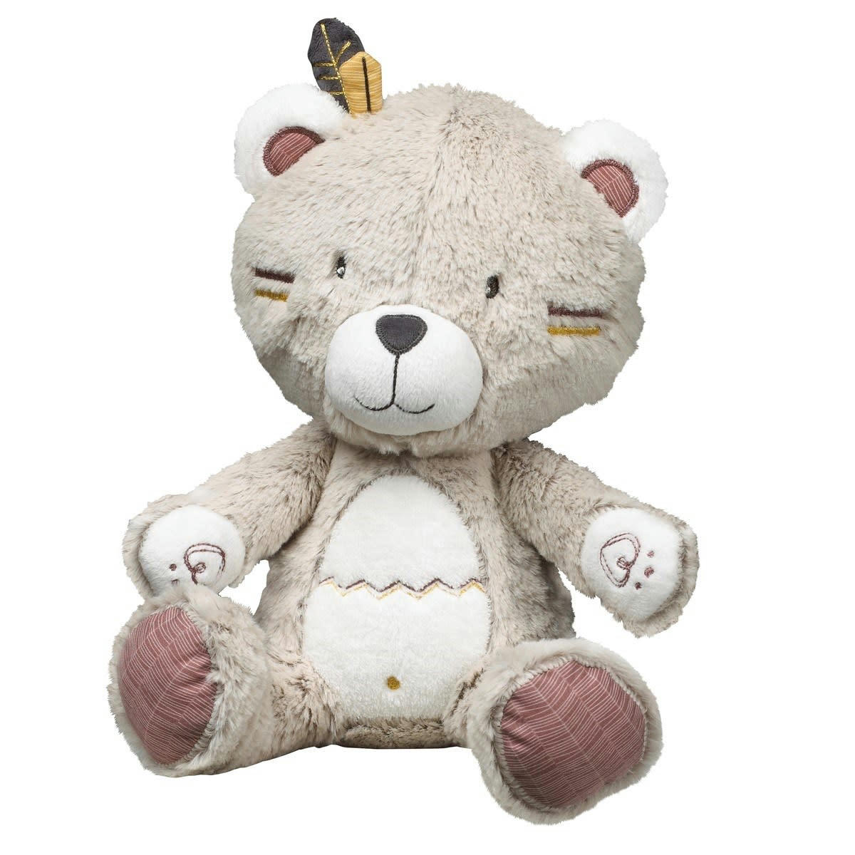 TIMOUKI - Doudou Ours en velours beige