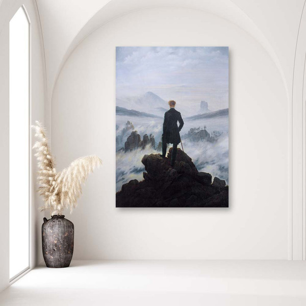 Feeby Obraz na płótnie Wędrowiec nad morzem Friedrich 40x60