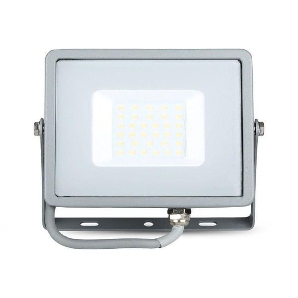 Naświetlacz halogen 30szary LED 30W 2400lm biały ciepły IP65 V-TAC