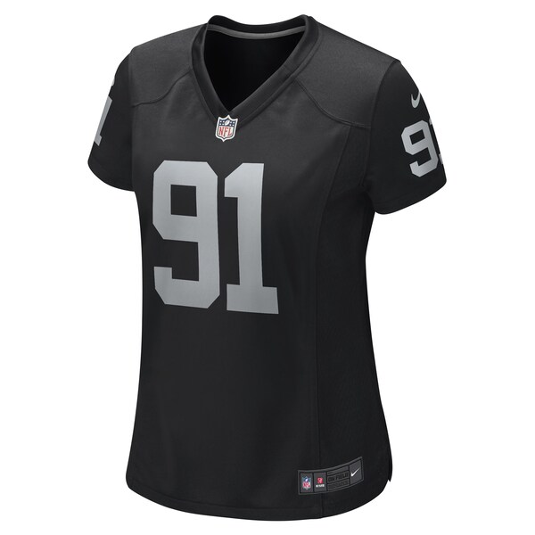 Bilal Nichols Las Vegas Raiders Nike Women's Game Player Jersey - Black
