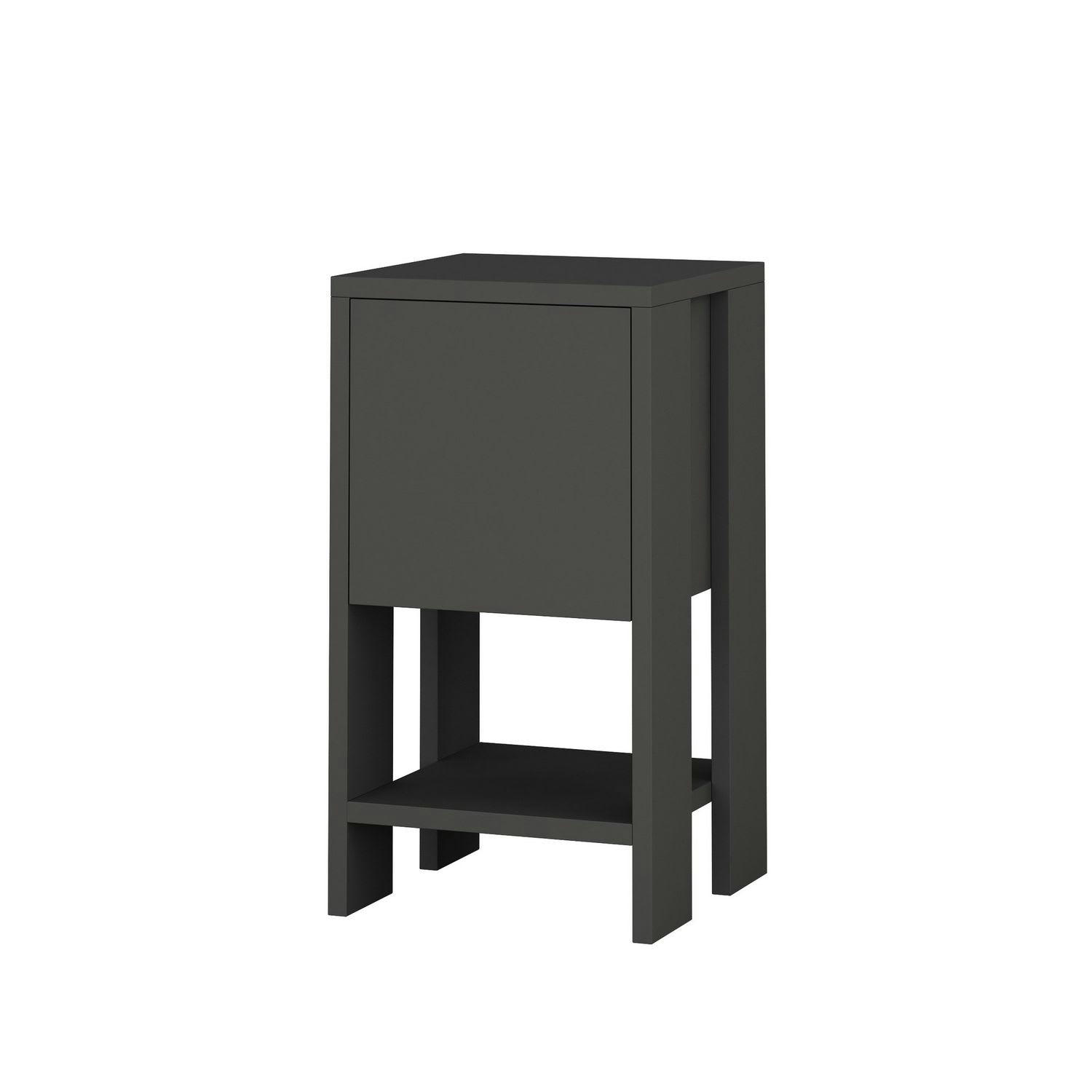 EMA - Table de chevet gris foncé
