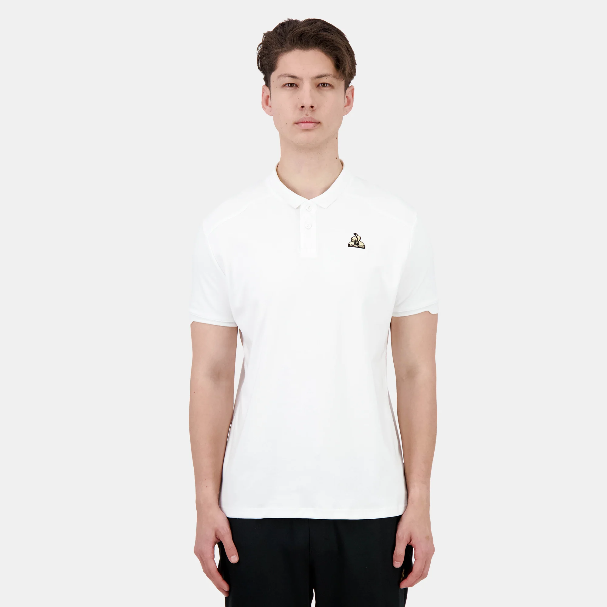 2510822-COQ D'OR Polo SS N°3 M new optical white | Polo Homme