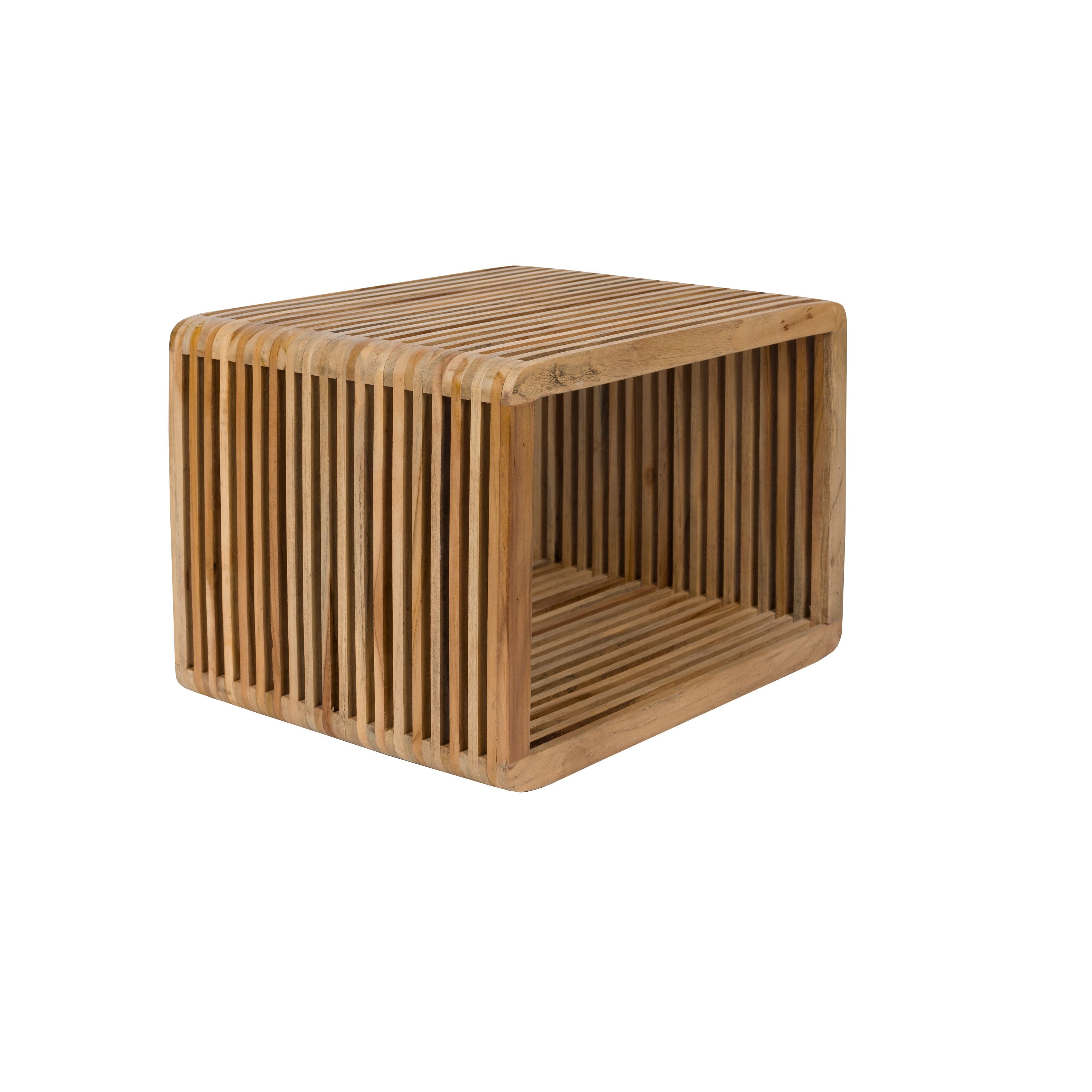 Housecraft Living Djia Kastje/ Nachtkastje Teak Hout Klein - Bruin