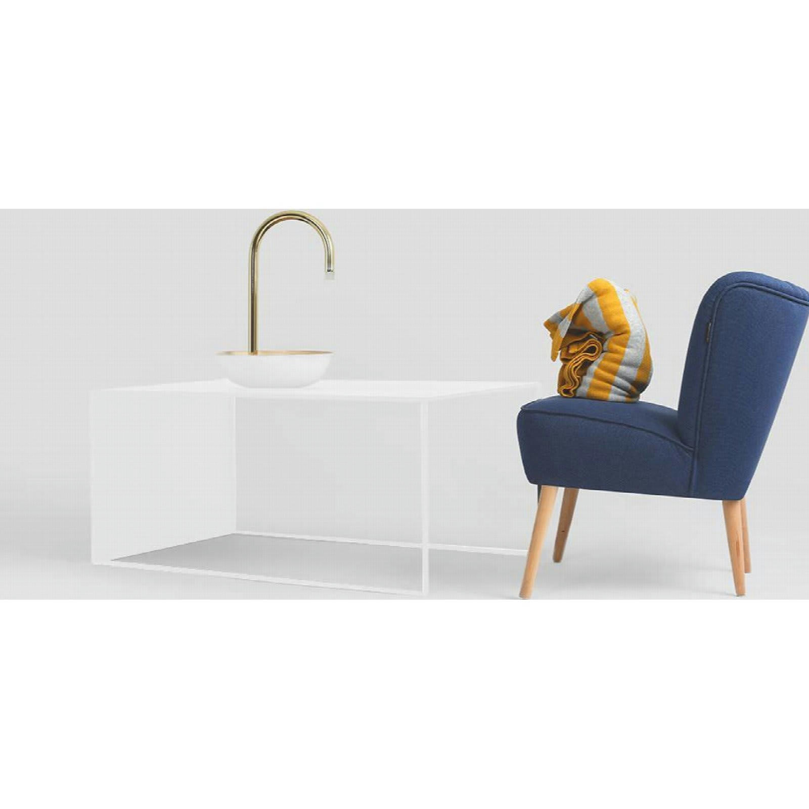 2WALL - Table basse Métal Blanc