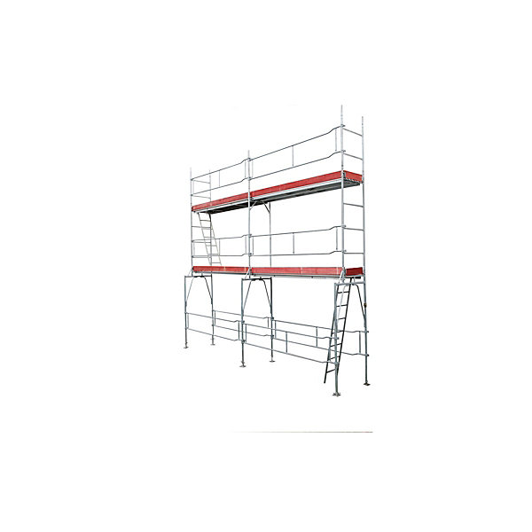 Lot échafaudage façadier diam 42 mm - 16 m2 version façade - acier galvanisé