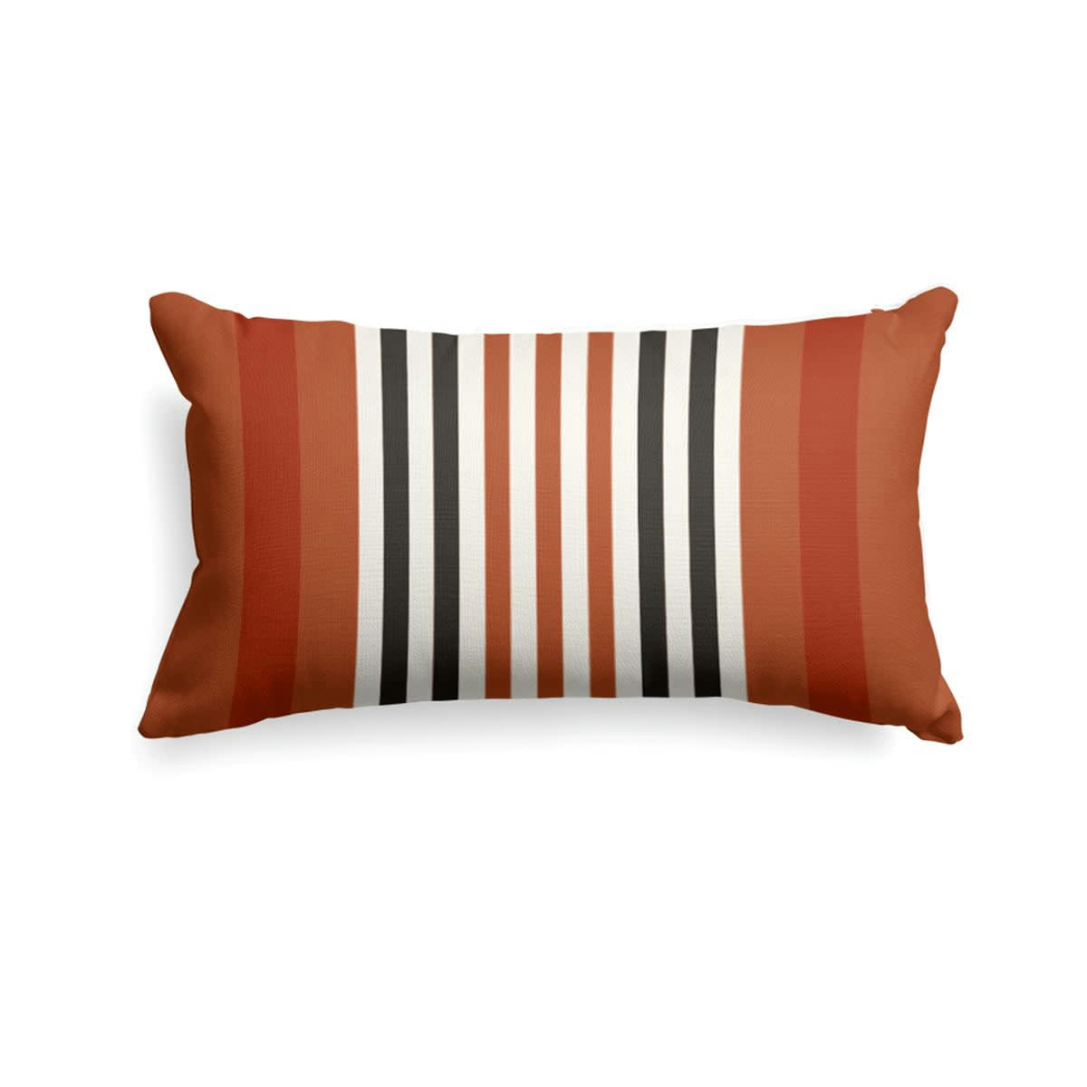 AINHOA - Housse de coussin orange 25x45