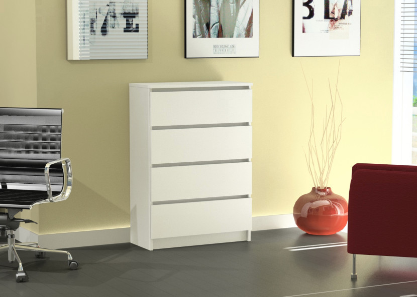 Komoda RICO 4S biała 60 cm