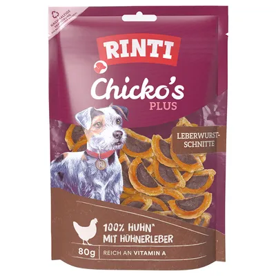 RINTI Chicko Plus Liver Sausage Slices