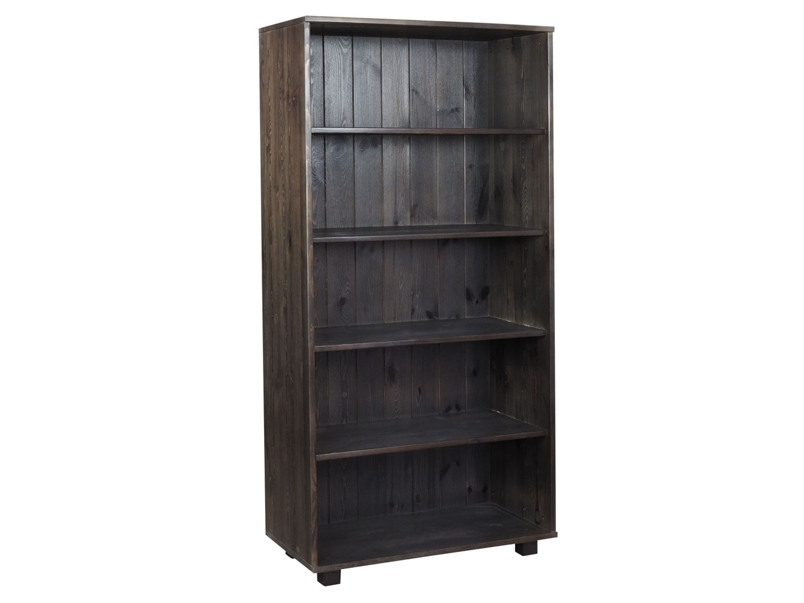 Regał z drewna litego NATURAL WOOD I, kolor orzech