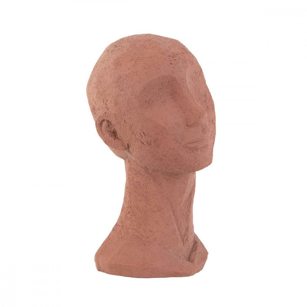 FACE ART - Statue en polyrésine terracotta H 28,4cm