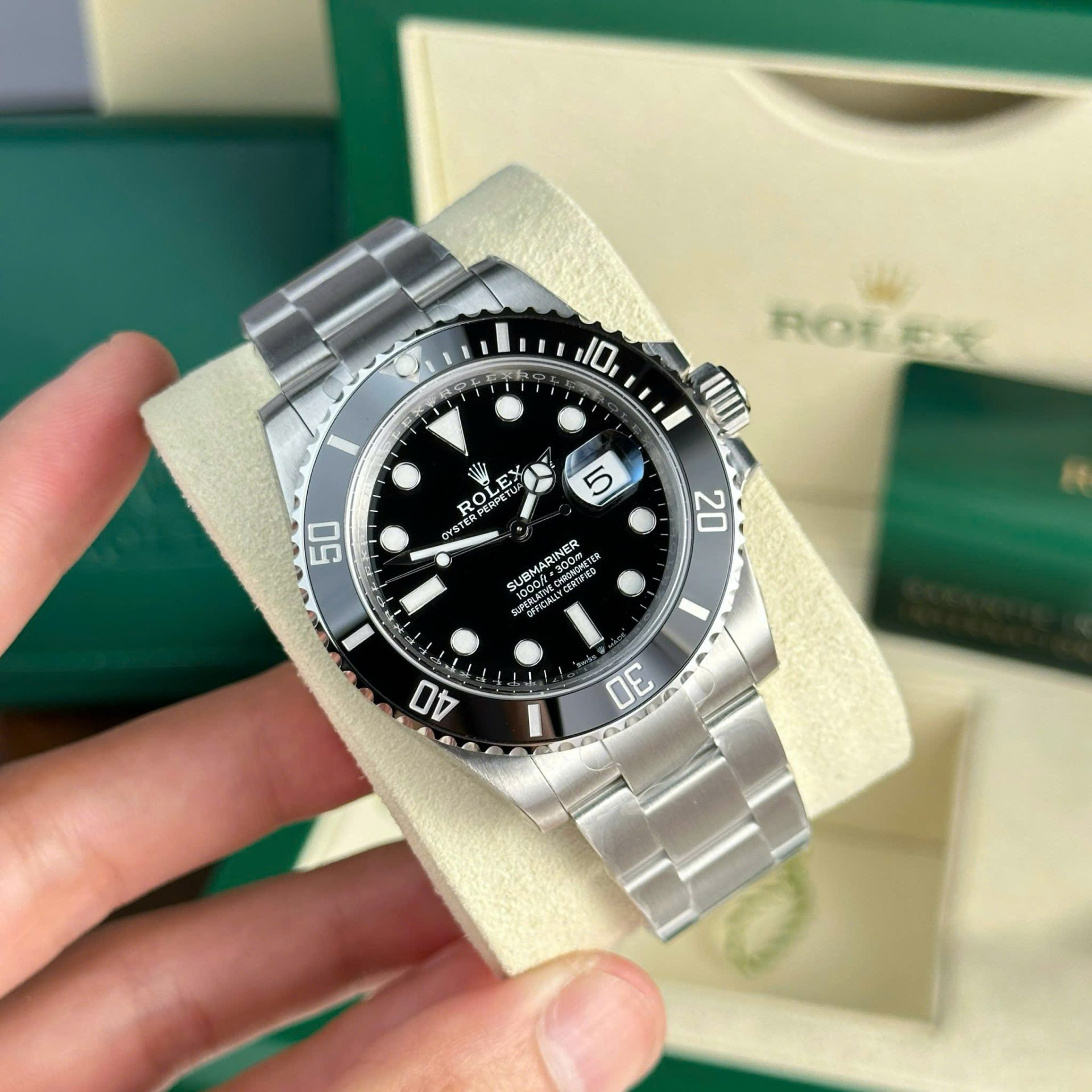 Rolex Submariner 126610LN 904L Steel Black Dial 41mm Oyster Super Clone