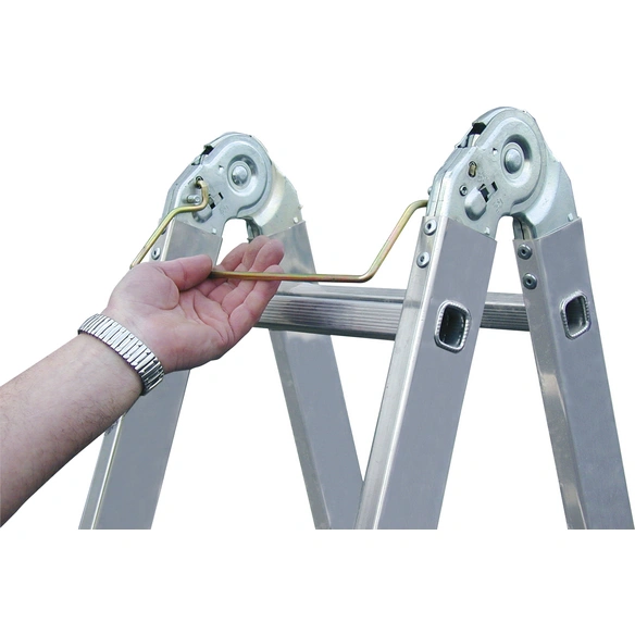 Doppelleiter »MONTO TriMatic«, 16 Sprossen, Aluminium