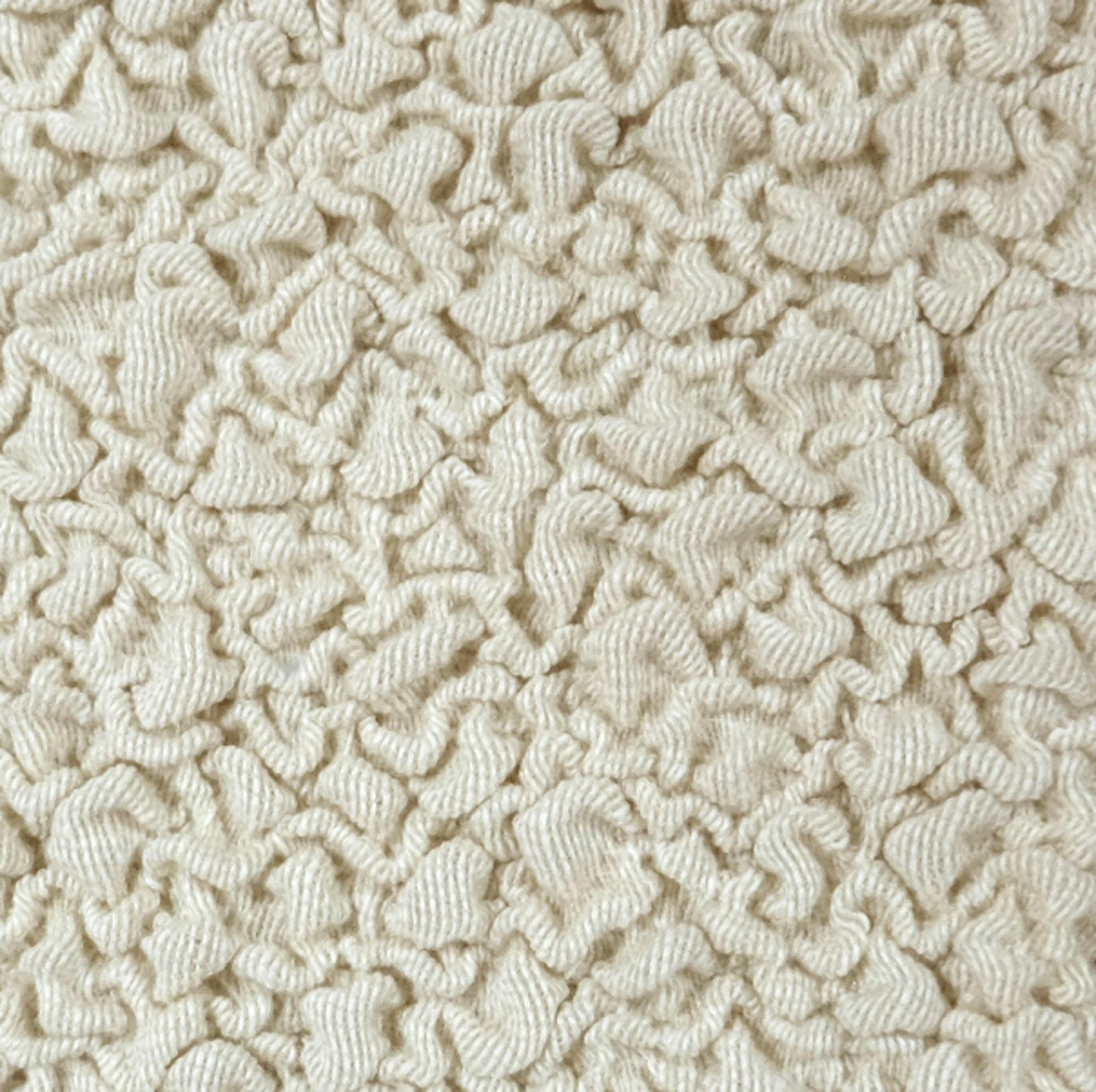 EYSA - Housse de canapé en L droite b/c écru 250 - 360 cm