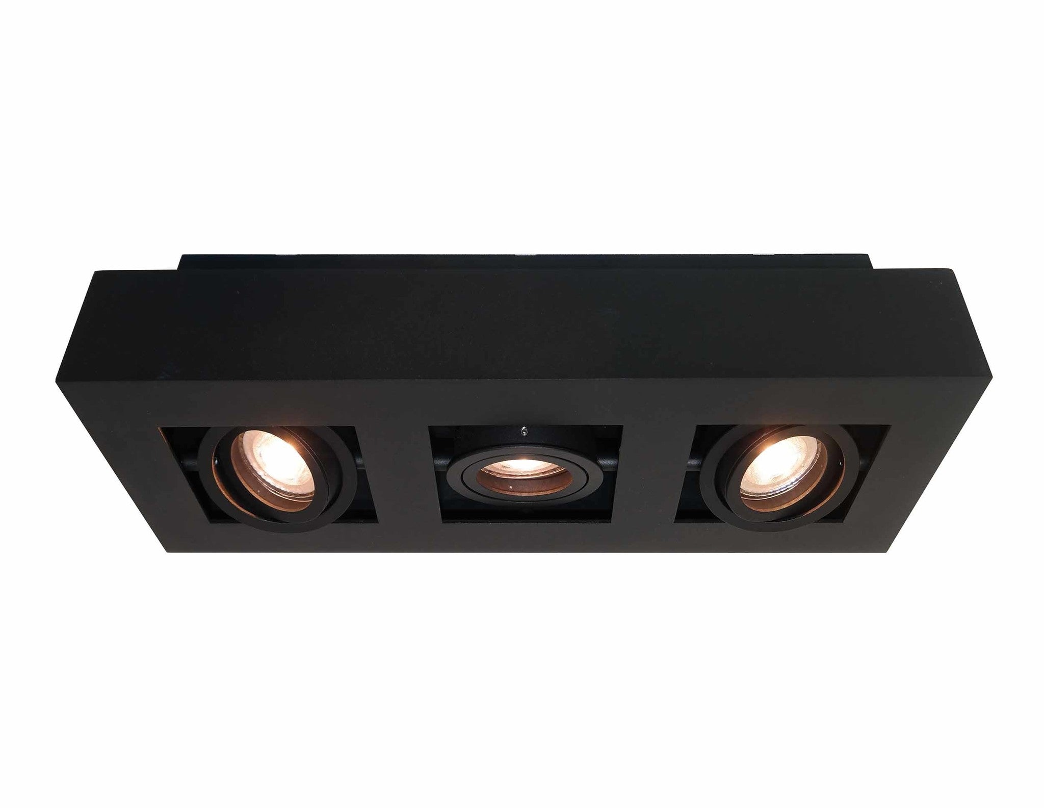 Artdelight spot Bosco - 3 lichts - 36 x 8.6  cm - zwart