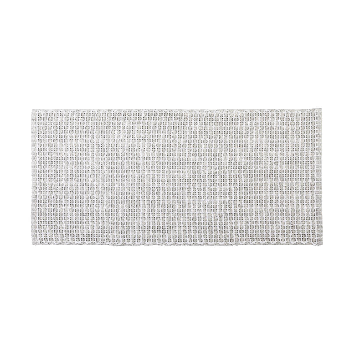 Tapete wc branco em algodão 50x120cm