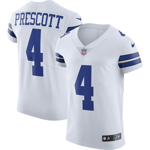 Dak Prescott Dallas Cowboys Nike Vapor Elite Player Jersey - White/Navy