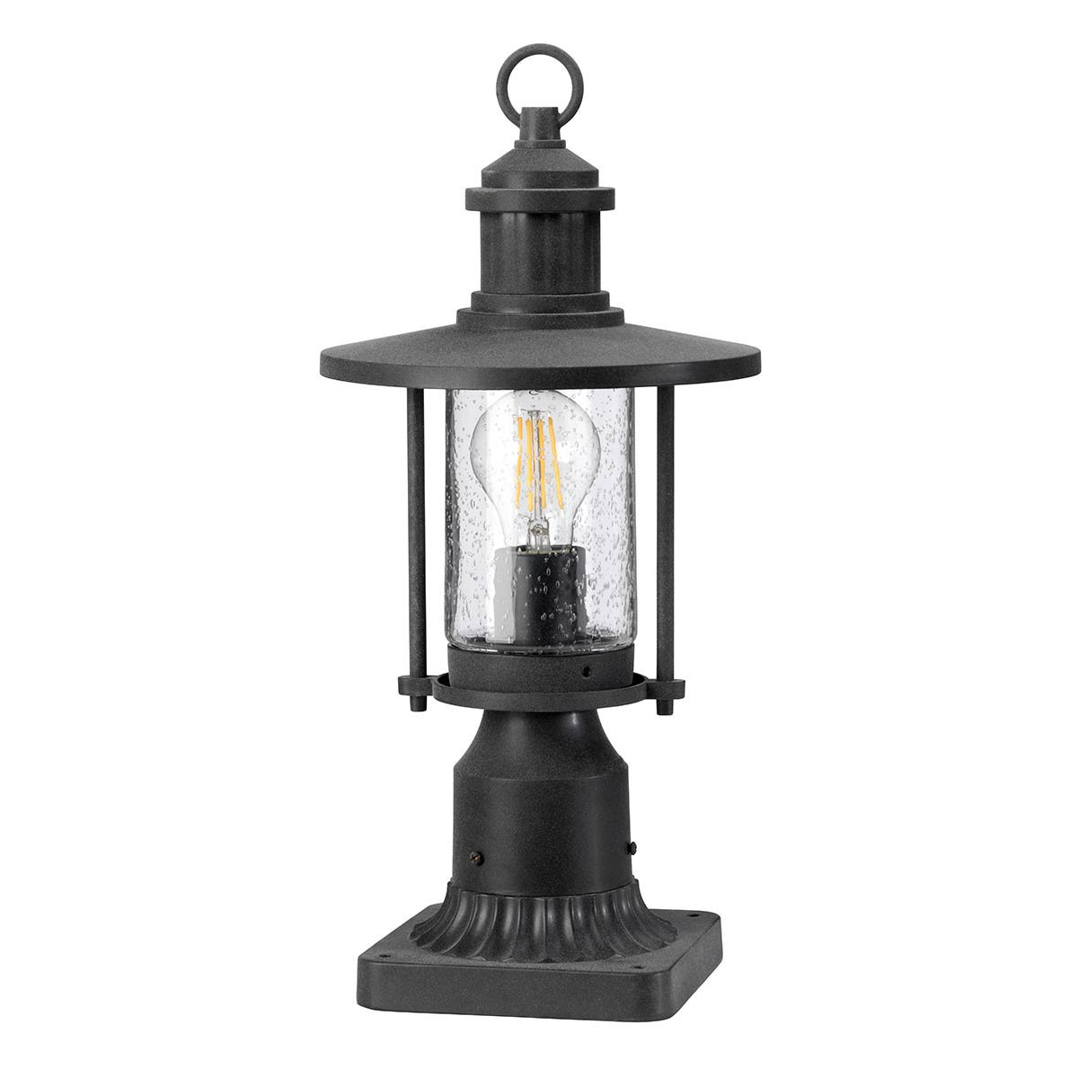 Lampa ogrodowa postarzany cynk Riverwood wys:44 cm 1xE27x60W IP44 Kichler