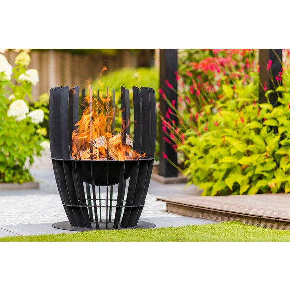 Feuerkorb »Baylor«, Ø 40 cm, schwarz