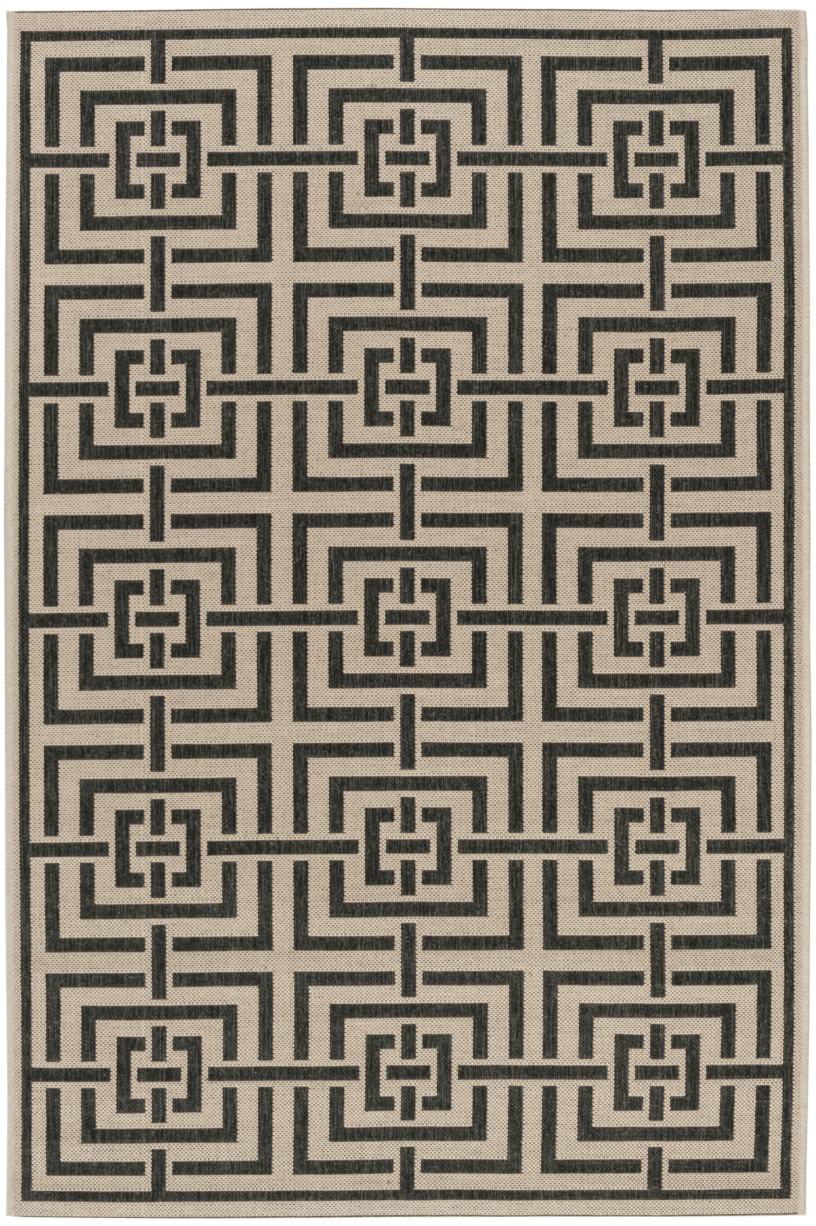 BEACHHOUSE - Tapis d'intérieur en Gris & Naturel, 122 X 183 cm