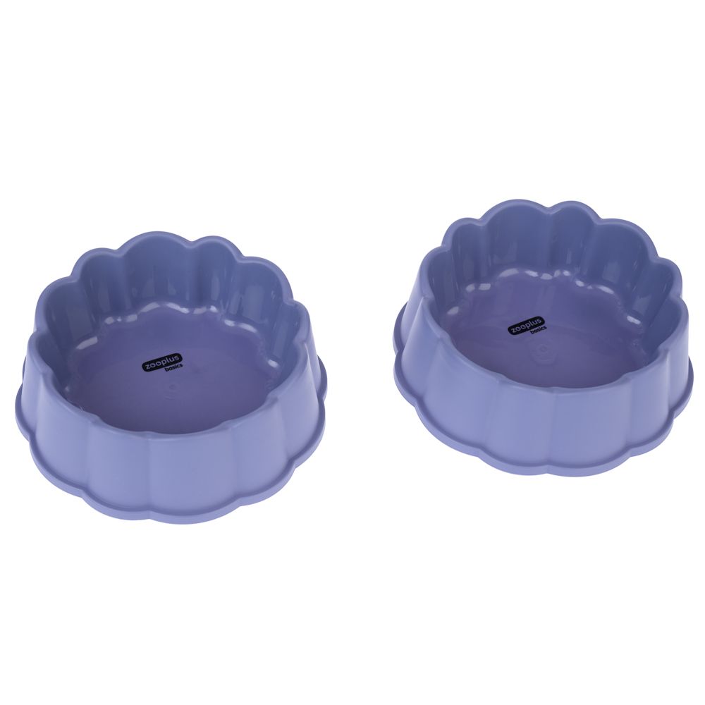 zooplus Basics Plastic Round Cat Bowls