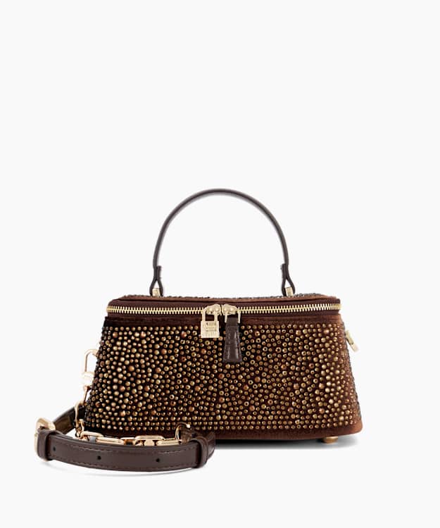 Successful Bronze - Embellished Mini Vanity Bag