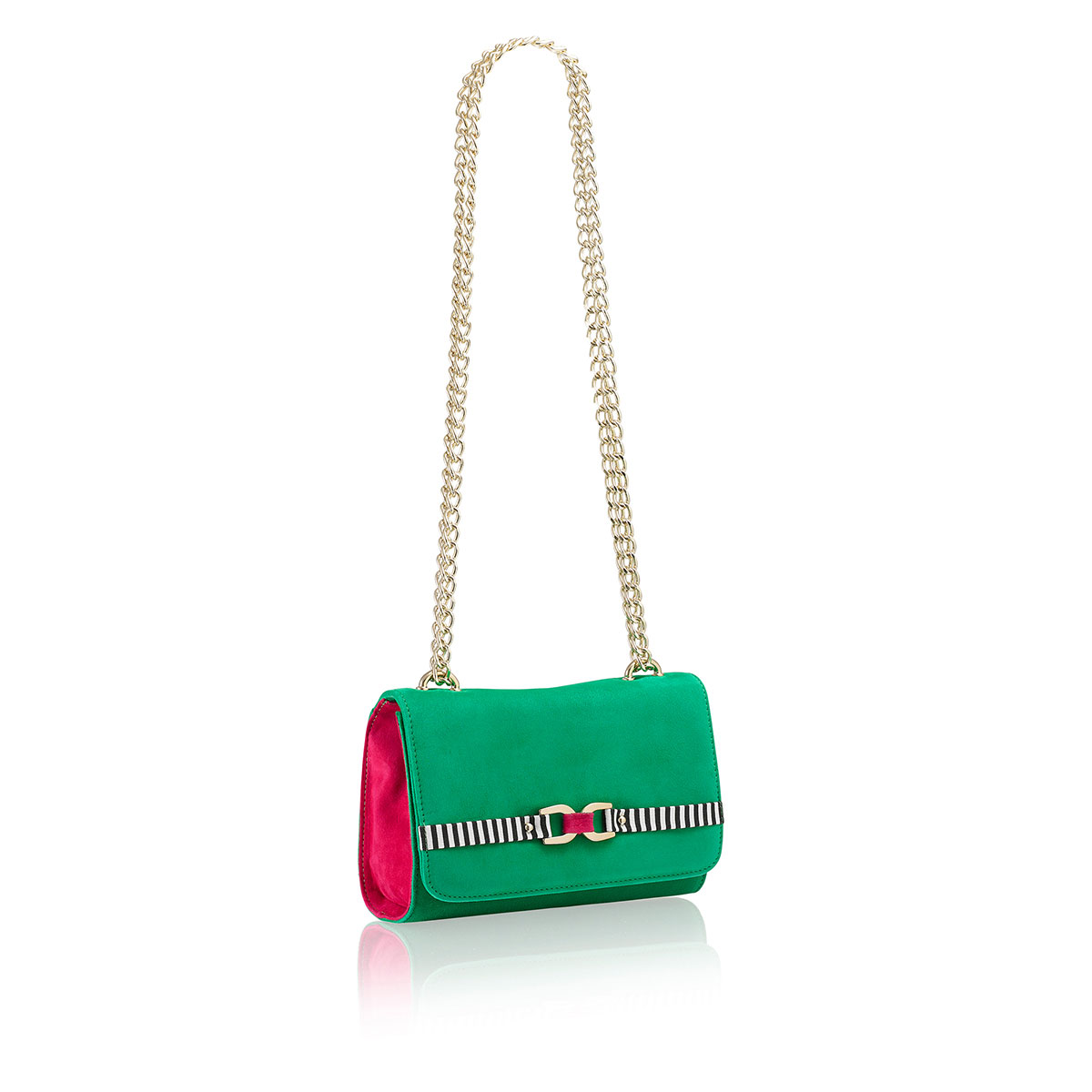 Russell & Bromley LINK UP Chain Handle Shoulder Bag