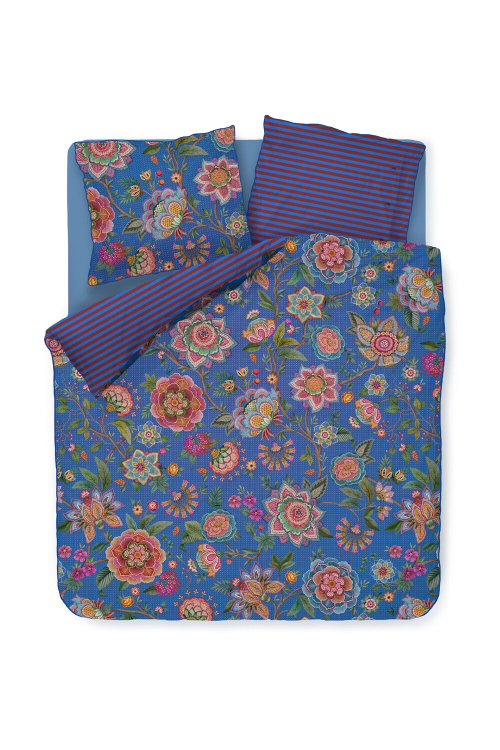 Pip Studio Bombay Bold - 200 x 200/220 cm - Donkerblauw