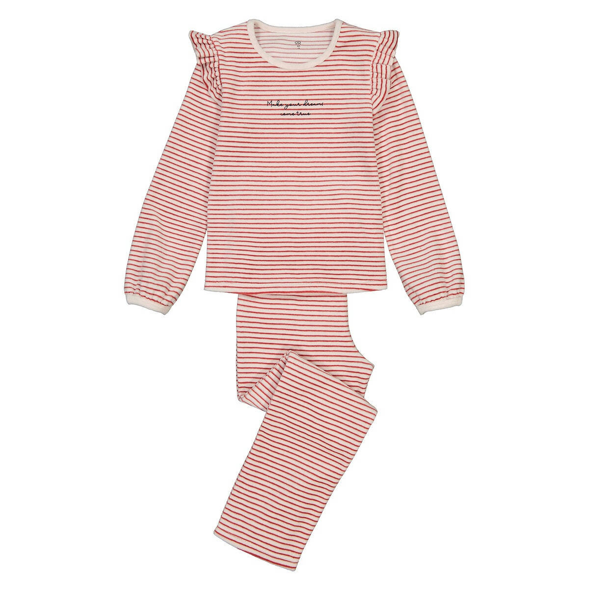 Pyjama rayé en velours