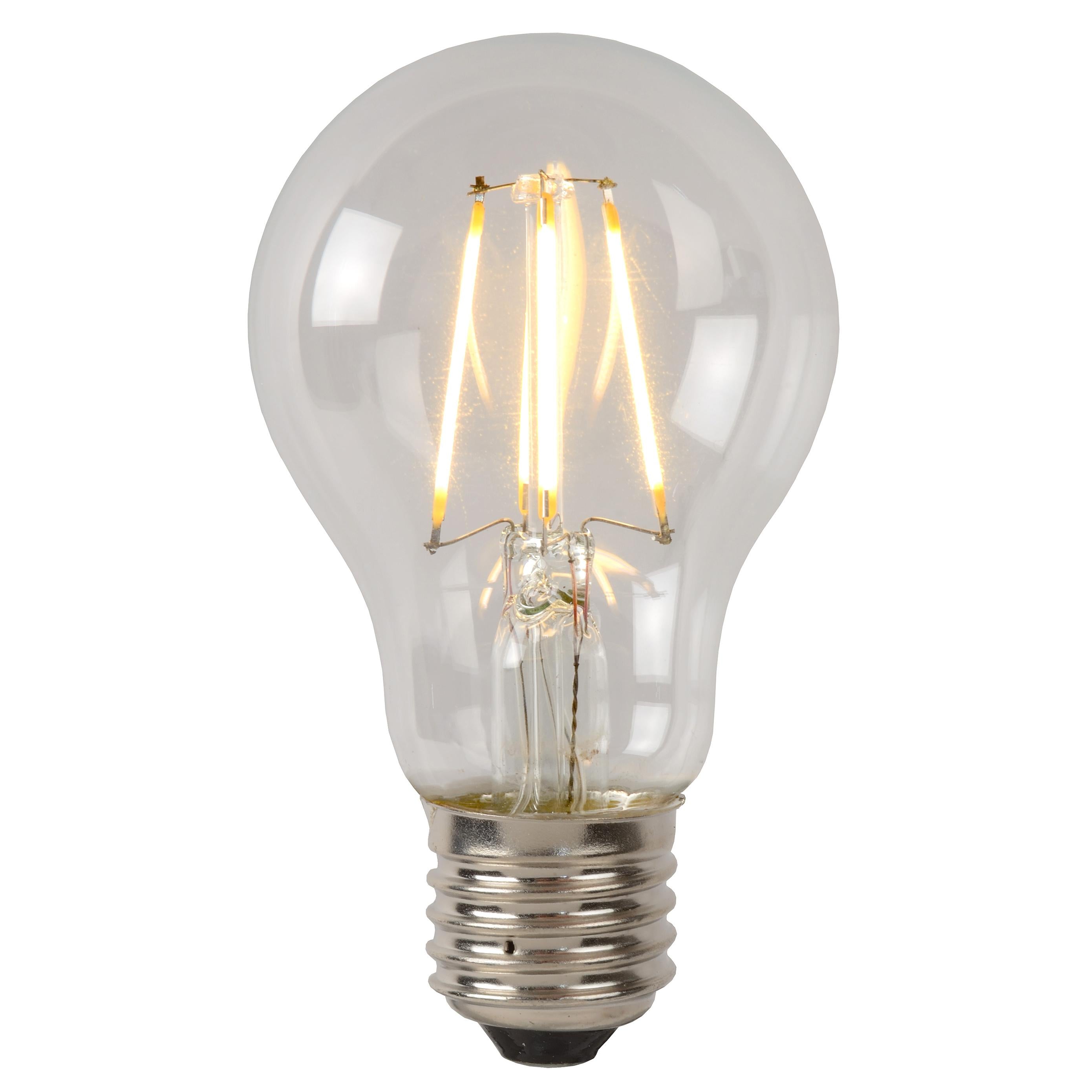 A60 LED lichtbron E27 7W 2700K B transparant dimbaar